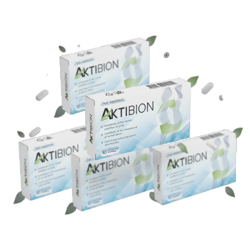 Set de 5 cutii de Aktibion, supliment alimentar pentru sănătatea și mobilitatea articulațiilor.