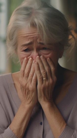 Femeie care deplânge durerea cronică din cauza disconfortului articular, căutând alinare cu Aktibion.